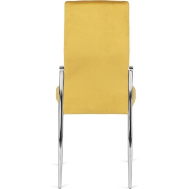 Обідній стілець Mebel Elit MOLLY Welur Гірчичний ME.MOLLY/CU/CH/V/K фото - 3