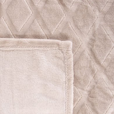 Плед Homla ROSS 150x200 см Бежевий - 5 Плед Homla ROSS 150x200 см Бежевий 158519 фото - 5