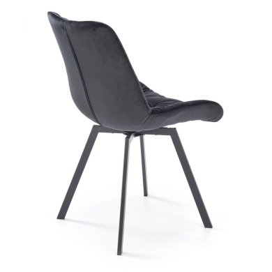 Обідній стілець поворотний Halmar K519 Чорний V-CH-K/519-KR-CZARNY фото - 2