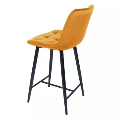 Барный стул Signal CHIC H-2 Welur Карри CHICH2VCCU фото - 2