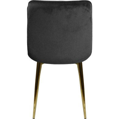 Обідній стілець Signal Chic Velvet Сірий CHICVZLSZ фото - 4
