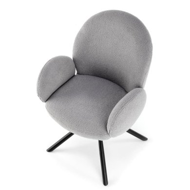 Обеденный стул поворотный Halmar K498 Пепельный V-CH-K/498-KR-POPIELATY фото - 7