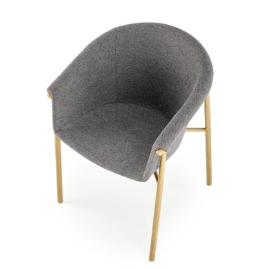 Обідній стілець Halmar K489 Попелястий V-CH-K/489-KR-POPIELATY фото - 17