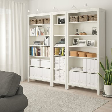 IKEA Стеллаж HEMNES Белый (ИКЕА ХЕМНЭС) 79231154 фото - 5