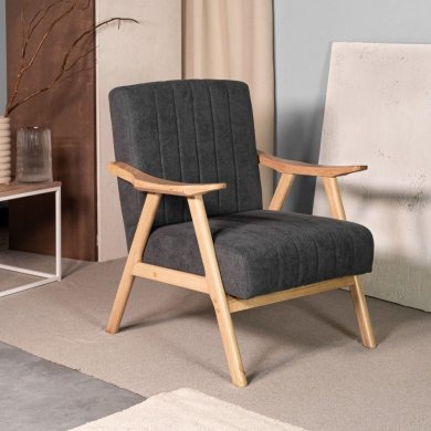 Кресло мягкое Homla TERRA Темно-серый 213197 фото - 5