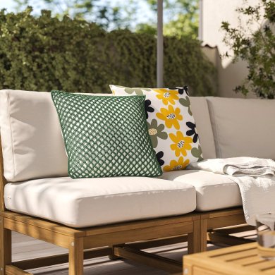 IKEA Декоративна наволочка TOFTO 50х50 см Зелений (ИКЕА ТОФТО) 00581310 фото - 5