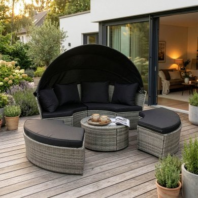 Комплект садових меблів Mebel Elit CALIFORNIA Світло-сірий ME.CALIFORNIA/LIGHTGRAY фото - 9