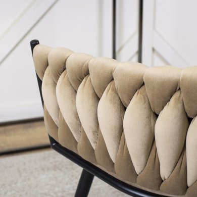 Обеденный стул Mebel Elit EMPOLI Welur Бежевый - 10 Обеденный стул Mebel Elit EMPOLI Welur Бежевый ME.EMPOLI/BZ/V/K фото - 10