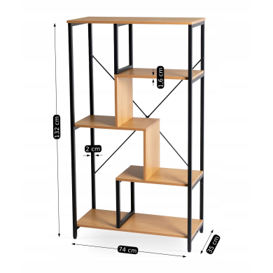 Стелаж Mebel Elit TIM Дуб золотий ME.TIM/D/CZ/REG фото - 9