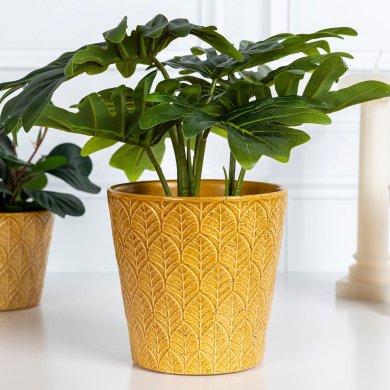 Кашпо Homla SLANO 13x13 см | Горчичный - 6 Кашпо Homla SLANO 13x13 см | Горчичный 163191 фото - 6