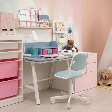 IKEA Письмовий стіл PIPLARKA Блакитний (ИКЕА ПИПЛАРК) 20579943 фото - 4