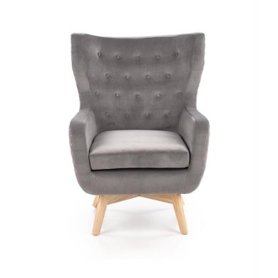 Крісло м'яке Halmar Marvel Сірий V-CH-MARVEL-FOT-POPIEL фото - 4