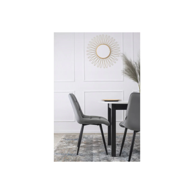 Обідній комплект меблів Mebel Elit HARRY RIO | Білий / Чорний / Сірий HARRY/B/CZ/S/RIO/P/V/Z4/K фото - 12