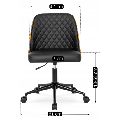 Офісне крісло Mebel Elit Alaska Чорний ME.ALASKA/CZ/E/FO фото - 6