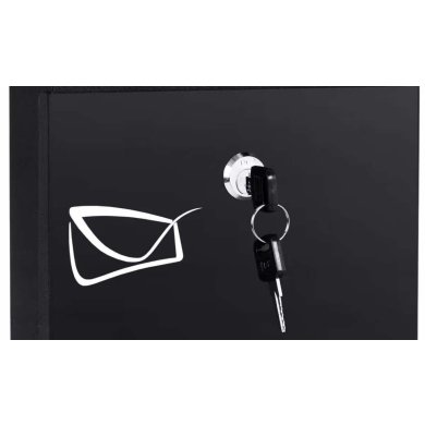Почтовый ящик Chomik HERON 18,5x5,5x26 см Антрацит TIS8220 фото - 4