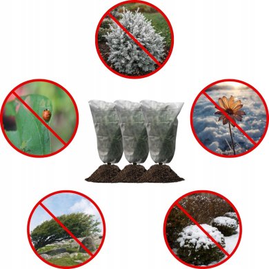 Набір захисних чохлів для рослин Garden Line 100x160 см 3 шт Білий AGO2142 фото - 3