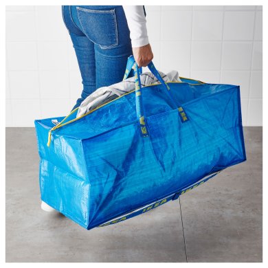 IKEA Сумка для тележки FRAKTA (ИКЕА ФРАКТА) 90149148 фото - 6