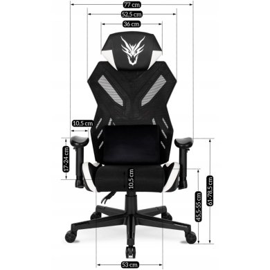 Геймерское кресло Mebel Elit MATT Белый ME.MATT/CZ/B/T/FO фото - 4