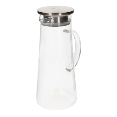 Глек Homla MINTA 1,4 л | Прозорий / Сріблястий - 2 Глек Homla MINTA 1,4 л | Прозорий / Сріблястий 157093 фото - 2