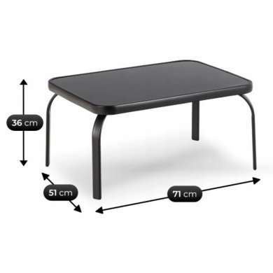 Комплект садовой мебели Mebel Elit MINNESOTA Серый ME.MINNESOTA/P/T/OGR/ZES фото - 9