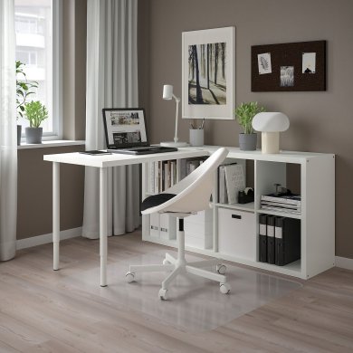 IKEA Стеллаж с столом KALLAX/LINNMON Белый (ИКЕА КАЛЛАКС/ЛИННМОН) 29481701 фото - 3