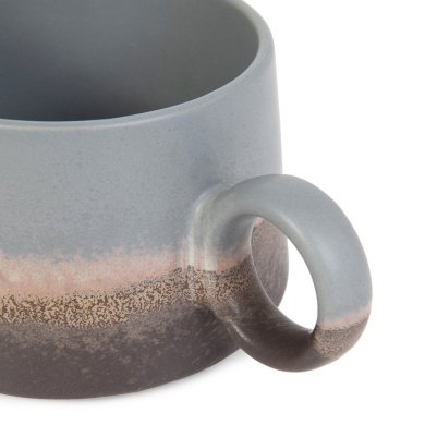 Кружка Homla YGNE 0,4 л | Сірий / Бежевий 210637 фото - 3