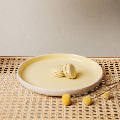 Десертная тарелка Homla LABRA 20 см Желтый 243316 фото - 4