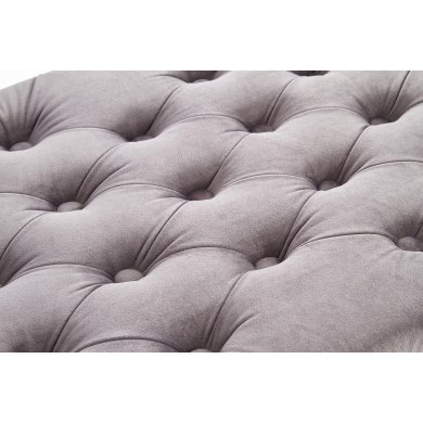 Банкетка Halmar Milagro | Серый / Серебристый V-CH-MILAGRO-ŁAWKA-SREBRNY/POPIEL фото - 3