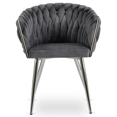 Обідній стілець Mebel Elit SORELLA Welur Сірий - 2 Обідній стілець Mebel Elit SORELLA Welur Сірий ME.SORELLA/P/CH/V/K фото - 2