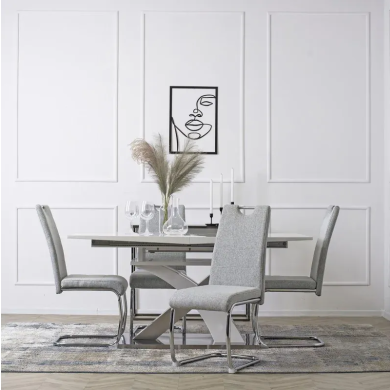 Обеденный стул Mebel Elit LOPEZ Светло-серый ME.LOPEZ/CZ/T/K фото - 5