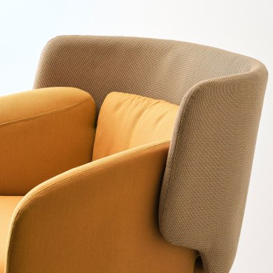 IKEA Крісло м'яке BINGSTA Жовтий (ИКЕА БИНГСТА) 40455649 фото - 5