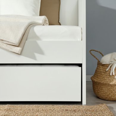 IKEA Раскладная кушетка VIHALS 80x200 см Белый (ИКЕА ВИХАЛС) 09580537 фото - 8