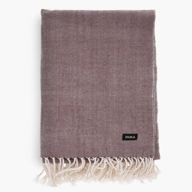 Плед Duka SKADI 3 130x170 см Бордовый 2221558 фото - 2