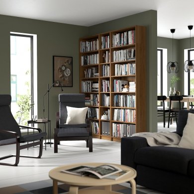 IKEA Стелаж BILLY Горіх (ИКЕА БИЛЛИ) 29483535 фото - 2