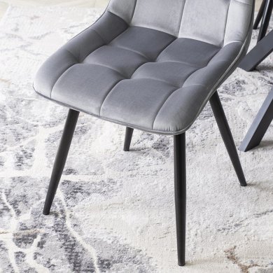 Обеденный стул Mebel Elit RIO Welur Серый - 17 Обеденный стул Mebel Elit RIO Welur Серый ME.RIO/P/V/K фото - 17