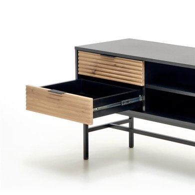 Тумба под ТВ Halmar Murano RTV-1 | Дуб аристан / Черный - 5 Тумба под ТВ Halmar Murano RTV-1 | Дуб аристан / Черный V-PL-MURANO-RTV-1 фото - 5