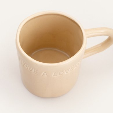 Кружка Homla ISERNIA 400 мл Бежевий 243349 фото - 4