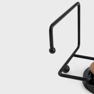 Тримач туалетного паперу Homla BAIL Чорний 233756 фото - 3