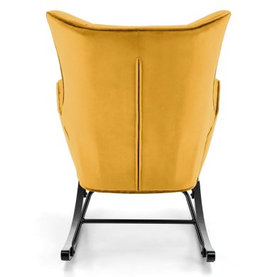 Кресло-качалка мягкое Halmar BAZALTO Горчичный V-CH-BAZALTO-FOT-MUSZTARDOWY фото - 7