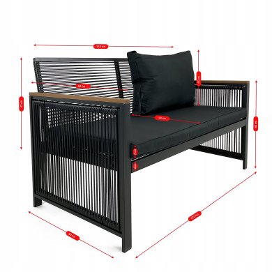 Комплект садовой мебели Kontrast CUBA Дерево 5.05.13785 фото - 14