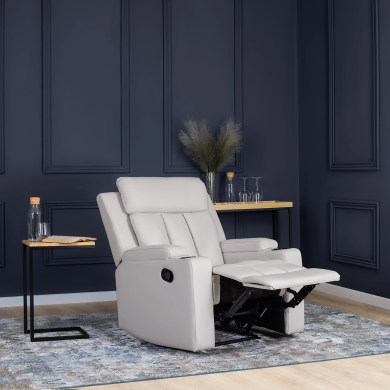 Кресло мягкое раскладное с реклайнером Mebel Elit KOBI Бежевый ME.KOBI/JBZ/E/FW фото - 11