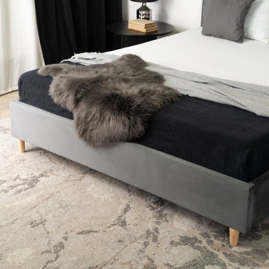 Кровать Mebel Elit BOND Welur 160x200 см Серый ME.BOND/160/CP/V/LOZ фото - 8