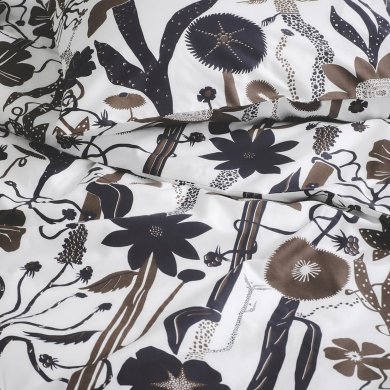 IKEA Комплект постельного белья LUNDSKAFTING 200x200 см Принт (ИКЕА ЛУНДСКАФТИНГ) 20606343 фото - 2