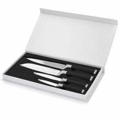 Набор ножей Duka Kitchen | Серебристый / Черный - 7 Набор ножей Duka Kitchen | Серебристый / Черный 2220380 фото - 7