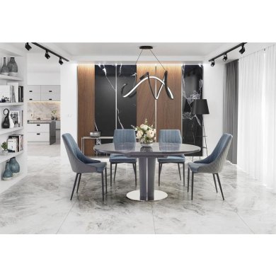 Розкладний обідній стіл Halmar RICARDO Marmur Попелястий - 10 Розкладний обідній стіл Halmar RICARDO Marmur Попелястий V-CH-RICARDO-ST фото - 10