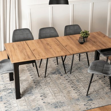 Розкладний обідній стіл Mebel Elit BEN Дуб крафт - 7 Розкладний обідній стіл Mebel Elit BEN Дуб крафт W.BEN/DC/CZ/S фото - 7