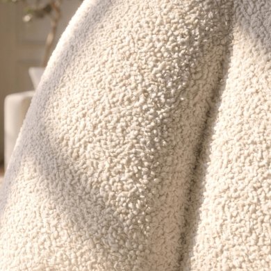 Кресло мягкое поворотное Mebel Elit SONNY Boucle Кремовый ME.SONNY/KR/ZL/TB/FW фото - 8