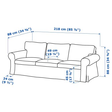 IKEA EKTORP (ИКЕА ЭКТОРП) 09628704 фото - 6