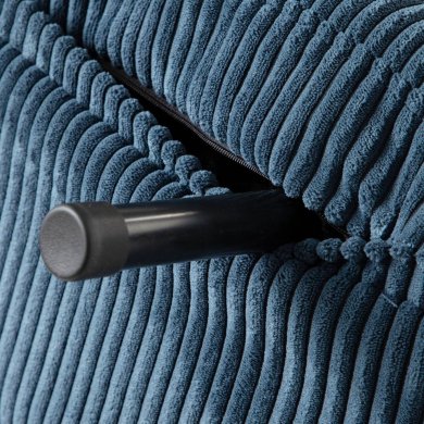 Крісло м'яке розкладне Homla SOLACE Velvet Синій 222997 фото - 8