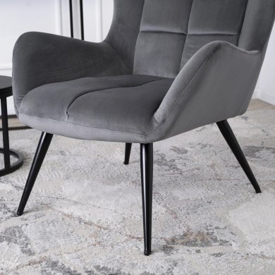 Кресло мягкое Mebel Elit VINCENT Серый ME.VINCENT/P/V/FW фото - 9